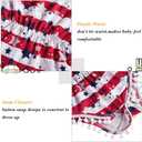 UNICOMIDEA 0-24 Months Baby Floral Romper Infant Playsuits Headband Jumpsuit Toddlers Outfits (A24-red Blue White)