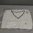 ZAFUL 2025 Womens Cute Tops Dressy Casual Scalloped V Neck Work Shirts Puff Long Sleeve Textured Blouses, White (Large)