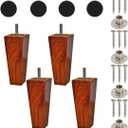 Wooden Square Leg for Sofa and Furniture 5 Inch