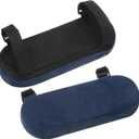 uxcell Memory Foam Chair Armrest Pads, 2 Pair Office Chair Arm Covers, Elbow Pillow for Offices Study Rooms Game Rooms (Dark Blue)