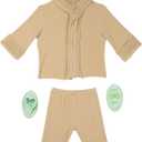 Star Wars Grogu Official Infant Deluxe Costume - Premium Quality Minky Fabric and Non-Slip Grip Booties, 12-18M