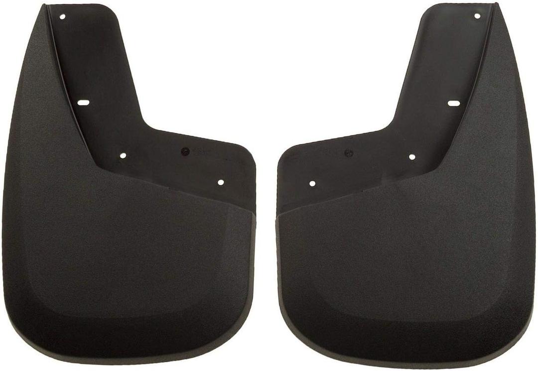 Husky Liners - Front Mud Guards | 2007-2013 GMC Sierra 1500, 2007-2014 GMC Sierra 2500/3500, Front Set - Black, 2 Pc | 56801