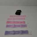 Latex Free Resistance Bands for Working Out - Set of 5 + Carrying Bag & Non Latex Pull Up Assistance Power Bands Set for Men and Women