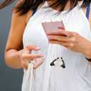 Wireless Earphone Chain Anti-Lost Earpiece Holder Lightweight Necklace for and Earbuds Glasses Accessory 15In for Women