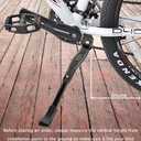 USONG Bike Kickstand Children's Bicycle Kickstand Single-Side Stand Folding Bicycle Center Bracket  (for 24"-26"-28" -29" Bike)