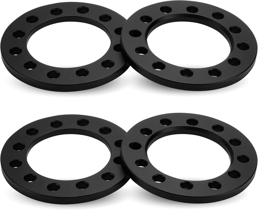 4PCs 6x5.5 (6x135mm) Wheel Adapters w/ 108mm Bore & 1/2" (12mm) Thickness fit Chevy Silverado Suburban Express 1500, GMC Sierra Yukon Savana 6 Lug Wheel Spacers for Ford F150 Ram 1500 Toyota Tacoma