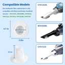 6 Pack Filter Replacement for Black and Decker Power Tools VF110 Dustbuster Cordless Hand Vacuum CHV1410L CHV9610 CHV1210 CHV1410 CHV1510 BDH2000L, 90558113-01