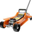 2.5 Ton Car Jack Low Profile Hydraulic Floor Jack, 5500 lbs Capacity, 3.4"-15.2" Lifting Range, Alloy Steel, Black, for Sedans and SUVs(Orange)