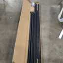 ZINUS Queen Quick Lock Bunkie Board, Box Spring & Bed Slat Replacement, Metal Frame with Steel Slats, Easy Assembly (Black)