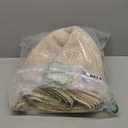 Collive Hallway Runner Rug, 2' x 5' Soft Washable Tan Contemporary Modern Laundry Room Indoor Hand-Woven Cotton Carpet for Bedroom Entryway Front Door Farmhouse Kitchen