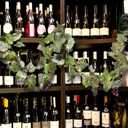 Artificial Grape Leaf Garland Vine Plant for Decoration Fake Greenery Garlands Hanging Leaves with Grapes for Wine Italian Themed Party Decor Wedding Photo Stage Favors(6.5 ft,Light Green)
