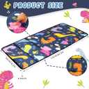 Ceenna Toddler Mat for Preschool Daycare Folding Portable Sleeping Mat 45.3 x 19.7 x 0.6 Inches Portable Toddler Rest Mat for Boys Girls Kindergarten Classroom Travel Home School Supply