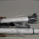 2 Pack Rerishom Door Security Bar, Door Stoppers Security bar,Heavy Duty Door Lock Security Door Jammer Door Stopper for Apartment, Hotel Room,Screen Door Hardware, Gate Lock Bar (White)