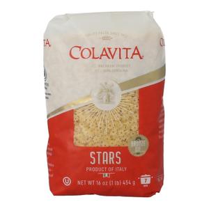 Colavita Pasta - Stars (Stelle), 1 Pound - Pack of 20 (EXP 02/14/29)