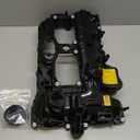 N20 Engine Valve Cover Kit with Gasket, Bolts & Oil Filler Cap Compatible with 2012-2018 BMW 228i 320i 328i 328i GT xDrive 428i 528i X1 X3 X4 X5 Z4 L4 2.0L Replaces# 11127588412 264-517 (PLASTIC)