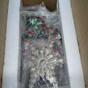 Christmas Stocking Holders for Mantel Set of 6, Christmas Stocking Hangers for Mantle Decorations Fireplace Stocking Hangers Mantle Hooks for Stockings Xmas Decorations Home Indoor(Silver, Pack of 6)