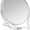 Goody Two-Sided Makeup Mirror with Stand - 1X and 3X Dual Sided Magnification - Lightweight & Portable Table Top Magnifying Vanity Mirror