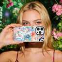 for iPhone 16 Pro Case [Military-Grade Drop Protection/Motivational Soft TPU Protective/Camera Protection/for Women & Girls]-Vibrant Aesthetic Tropical Coastal Art Summer Collage