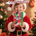 Chirstmas Gifts Toys for Kids, 4 Pack Suction Pop Tube Fidget Toys Chirstmas Themed, Chirstmas Stocking Stuffers for Boys Girls, Sensory Autism Toys for Children with Autistic ADHD