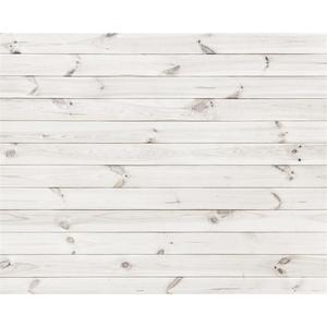 AOFOTO 10x8ft White Wood Photography Backdrop Rustic Wooden Board Plank Hardwood Background Wall Floor Still Life Shooting Decor Kids Baby Adult Portrait Photoshoot Props Birthday Party Supplies