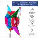 Mexican Piñata (X-Large 36 inches) - Authentic Handmade Foldable Large Pinata for Birthday Party - Piñatas para Cumpleaños - Fiesta Piniata - Mexican Star Pinata - Cinco de Mayo Pinatas