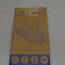 Soap Dish for Shower Suction Cup Powerful Vacuum System Rustproof 304 Stainless Steel Basket Sponges Holder with Razor Hooks for Bathroom or Kitchen Soap Holder (Silver)