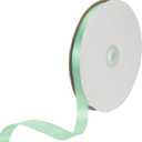 2 x uxcell Satin Ribbon, 5/8 Inch x 100 Yards Pale Green Single Face Polyester Satin Ribbon for Gift Wrapping, Crafts, Wedding Party Decorations, Bow Making