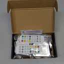 L8star Battery Powered Led Strip Lights 13ft, 2x6.5ft USB/Battery Operated RGB LED Lights Birthday Christmas Gift with Remote for TV Backlight, Bedroom, Camping