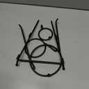 Partito Bella 3 Tier White Oval Bowl Set with Collapsible Thicker Metal Rack - Perfect Display for Chips, Dips, Candy, Fruit and More Collapsible Stand with Nesting Bowls for Easy Storage