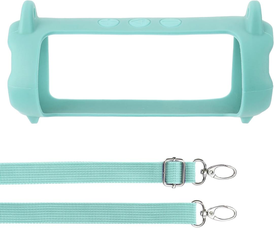 Silicone Cover Compatible with JBL Flip 7 Waterproof Portable Speaker (Teal Cover)