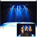 15x10ft Karaoke Party Backdrop for Photography Night Show DiscoParty Entertainment Club Concert Backdrop Free Stage Spotlight Lights Background for Adult Portrait Video Shooting Studio Props