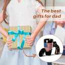 Novelty Coffee Mugs for Men, Ceramic Funny Gun Cup, Revolver Mugs, Birthday Gifts for Father, Black Cool Unique Coffee Mug for Men, Fathers Day Dad Gifts(16 oz Black Flag)