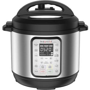 Instant Pot Duo Plus 9-in-1 Electric Pressure Cooker, Slow Cooker, Rice Cooker, Steamer, Saut, Yogurt Maker, Warmer & Sterilizer, Includes App With Over 800 Recipes, Stainless Steel, 3 Quart (3 Quarts)