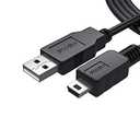 PWR+ USB-Cable-Charging-Cord for GoPro-HD HERO2-HERO3+-HERO4-960-1080 Original-HD-Waterproof Action-Camera Data Sync 6Ft