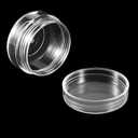 ZOENHOU 4 Pack 24 Grids Diamond Painting Storage Containers, Embroidery Diamond Storage Box Beads Organizer Case with Lid Clear Nail Art Accessories for Jewelry DIY