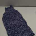 KOOLTAIL Dog Sweater for Large Medium Small Dogs, Fall Dog Sweaters, Turtleneck Cable Knitwear Pet Cold Weather Coats with Leash Hole, Warm Winter Pullover Clothes for Bulldog, Yorkie,Boy Girl, Navy M