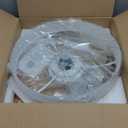 Ceiling Fans with Lights and Remote, 20" Modern Low Profile Ceiling Fan with Light, Stepless Color Temperature Change and 6 Speeds, Flush Mount Ceiling Fans for Bedroom, Kids Room. White