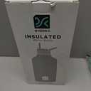 Dysanky Insulated Water Bottle | Thickened Stainless Steel Vacuum Metal | Portable Sports Half Gallon Large Water Jug for Gym and Hiking with Straw, Carrier Bag, Handle Strap | BPA-Free 64 oz