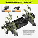 AMORIL 1/10 RTR Brushless Fast RC Cars for Adults,Max 50mph Hobby Electric Off-Road Monster Truck,Waterproof High Speed RC Car 4WD Remote Control Car with 3S Lipo,Green
