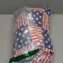 USA Pocket Square Patriotic America Flags Red White and Blue Stars and Stripes Tablecloth, Size 95x35in (1pc), 95x17in (2pcs)