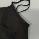 Tegmk Girls Camisole Dance Leotard for Ballet, Adjustable Detachable Clear Straps, Full Front Lining, Size 10-12Y