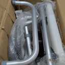 360 Degree Shower Chair Swivel, Portable Seat with Armrests and Back, Adjustable Height Seat for Bathtub (Small Swivel Seat)