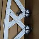3 Piece Bed Rails for King Size Bed, No-Drill Needed Baby Bed Rail Guard, 3 Sides 74.8"x78.7"x78.7"