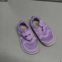 STQ KIDS Toddler Wide Toe Box Shoes Girls First Walking Barefoot Shoes Light Purple & Pink Toddler, US T10