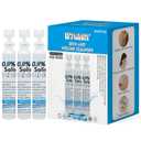 Sterile Saline Solution, 20-Pack Skin and Wound Cleanser, 0.9% Sodium Chloride Wound Wash & Nasal Rinse