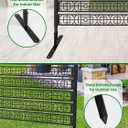 71" 48" Metal Privacy Screen for Outdoor, Kalolary Privacy Fence Screen Steel Fence Panels for Balcony Patio No-dig Decorative Fences Freestanding Outdoor Divider Decor for Balcony Patio Indoor Room