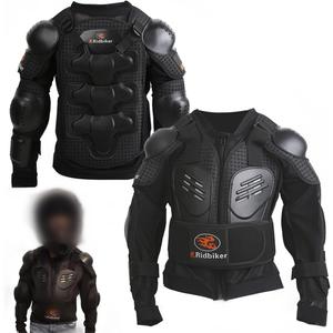 Kids Chest Protector Motocross Dirt Bike Gear Motorcycle Full Body Armor Jacket Protective Back Spine Protector Vest Gear (XX-Small, Black)