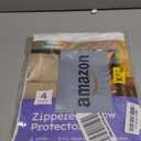 Ultra Soft Pillow Protectors with Zipper Queen Size - Set of 4 Breathable Pillow Covers - 100% Protection Against Stains, Dust & Dirt - Machine Washable (White)