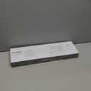 Wireless Keyboard and Mouse Combo - Full Size Slim Thin Wireless Keyboard Mouse with Numeric Keypad 2.4G Stable Connection Adjustable DPI (White & Silver)