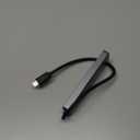 USB C HUB 3.0, USB Multiport Adapter Expander with 100W Power Delivery 1 Type-C and 3 USB Data Transfer Ports, Powered Type C Hub Dongle for MacBook Pro, iPad Air Mini, iPhone 16 15 Pro